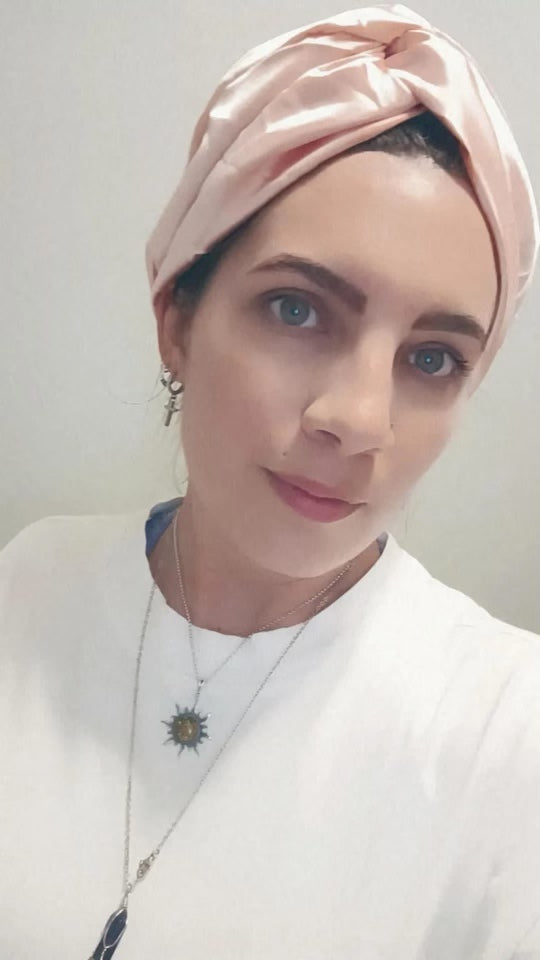 Satin Hair Turban - Vegan