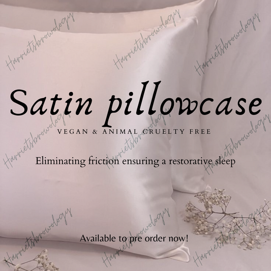PRE ORDER! Satin Pillowcase - vegan & animal cruelty free.
